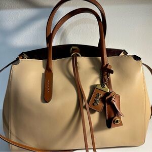 COACH: Smooth Glove-Tanned Leather Coach Handbag
